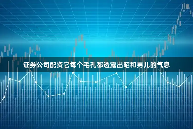 证券公司配资它每个毛孔都透露出昭和男儿的气息